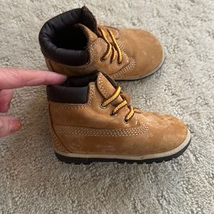 EUC-worn once Baby Timberlands